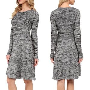 Calvin Klein Fit & Flare Knit Sweater Dress Sz M